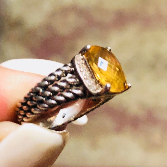 🌹David Yurman Citrine & Diamond Ring 🌹!! - Picture 2 of 8